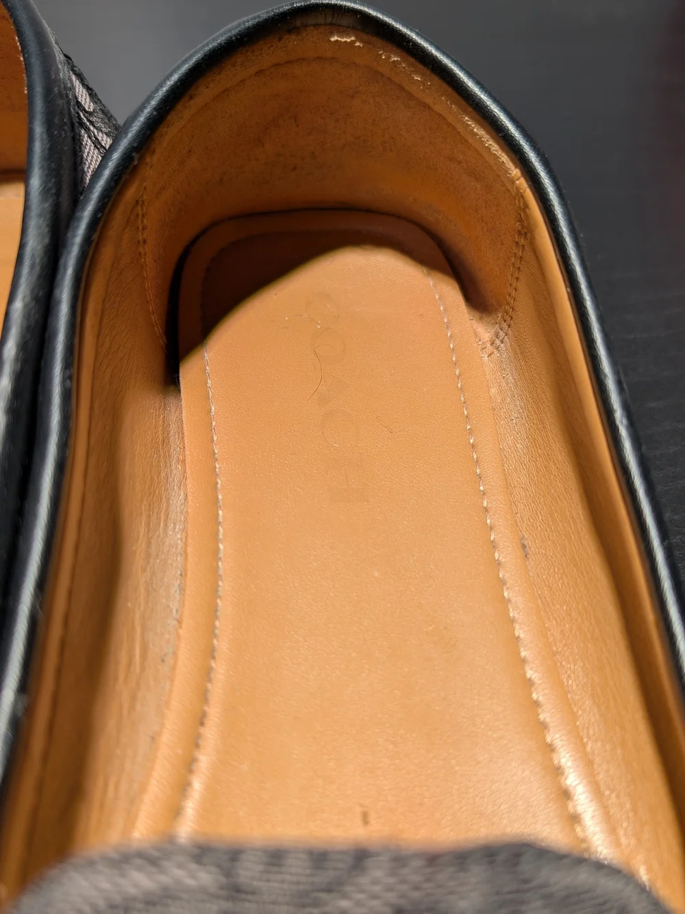COACH Women's Gray Signature Canvas Loafers